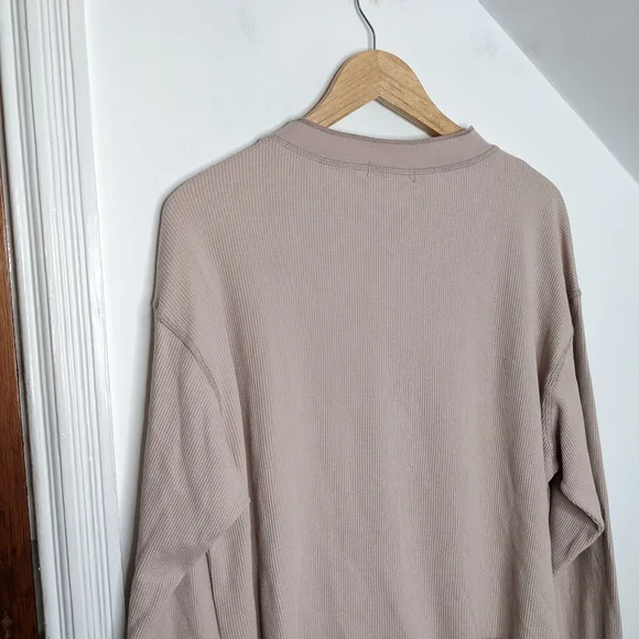 DAYDREAMER Rolling Stones Stacked Thermal Henley NEW Size M Flaw - Picture 7 of 7